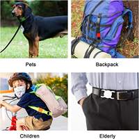 Coque de protection en silicone pour AirTags, traceur GPS pour collier de chien ou de chat, étui de suivi pour AirTags