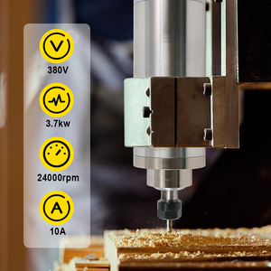 Hltnc tốc độ cao 24000rpm làm mát bằng nước 400Hz 3.7kW er20 380V 10A kim loại phay động cơ trục chính cho <span class=keywords><strong>CNC</strong></span> - Product Image 4