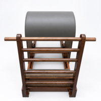 Baril d'escalade Wunda en grain de noyer avec cadre en bois d'érable, équipement professionnel de studio de Pilates pour usage commercial