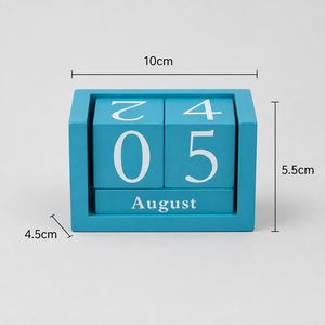 <span class=keywords><strong>Calendario</strong></span> perpetuo de madera moderno y creativo, <span class=keywords><strong>calendario</strong></span> de cubos de madera con visualización manual de la fecha, para decoración del hogar, oficina o aula. - Product Image 3