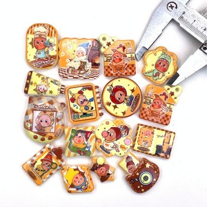 Accessori per Perline in Acrilico a Forma di Orsetto Arcobaleno con Foro Passante e Stampa Fronte-Retro, Serie a Tema per Cinghie per Telefono, Ciondoli per Borse, Fai da Te - Product Image 5