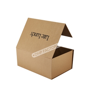 Caja Plegable de Cartón Kraft Biodegradable y Ecológica, Empaque Sostenible Personalizado, Caja de Regalo Plegable para Arroz - Product Image 2