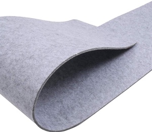 <strong>Grey</strong> Heat Insulation Rectangle Felt <strong>Table</strong> <strong>Runner</strong> for Dining <strong>Table</strong> - Product Image 4