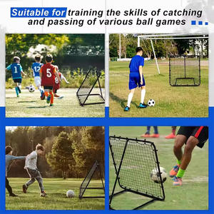 Filet de but de football de tennis de volley-ball extérieur réglable Rebounder de plage portable et pliable - Product Image 6