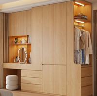 Nouveauté 2026 : Ensemble Personnalisé Chambre à Coucher Moderne et Simple avec Bureau et Armoire