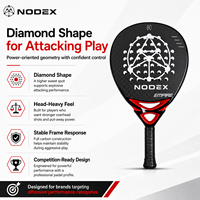 Raquettes de padel OEM/ODM en fibre de carbone 12k/3k/18k/24k, professionnelles, haute qualité, finition 3D, durabilité.