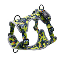 Motifs personnalisables 53 couleurs doux confortable harnais pour chien anti-évasion gilet en nylon respirant chats XS espace coton néoprène