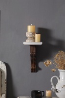 Étagère murale en bois de corbeau flottant sculpté à la main personnalisée, présentoir, cadre en bois, décoration de la maison, étagère murale suspendue