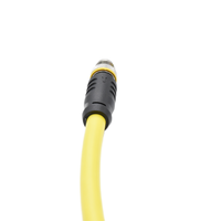 Conector M12 de 5 Pines, Código L, 16A, Latón Industrial, IP67, Impermeable, 63V, Arnés de Cables DIN, Conectores Eléctricos Macho y Hembra