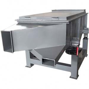 เครื่องกรองแบบสั่นสะเทือนสำหรับเมล็ดพืชชนิดเส้นตรง ใช้สำหรับอบแห้งทรายควอตซ์ ปิโตรเลียมโค้ก ผงไม้ และเม็ดพืช - Product Image 2