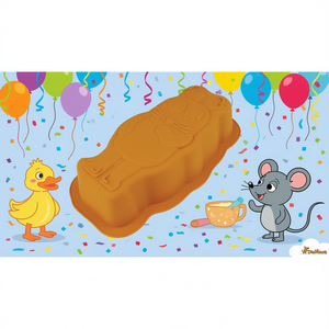 Molde de silicona para hornear Dr. Oetker con forma de ratón para hacer pasteles, diseño 3D - Product Image 3