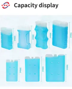 עיצוב מותאם אישית סיטונאי KBKS 240ML אביזרי קמפינג תיבת קירור קופסת קרח חבילות קרח למשקאות