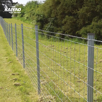 Clôture de bétail facile à installer conçue en usine, barrière d'isolation de la faune forestière et clôture de protection de la forêt