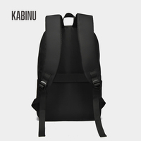 Sac à dos pour ordinateur portable avec logo personnalisé, plusieurs poches zippées, look simple, vente chaude