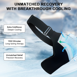 Adjustable <strong>Shoulder</strong> Ice Gel Pack Wrap Joint <strong>Support</strong> Brace <strong>for</strong> <strong>Rotator</strong> <strong>Cuff</strong> and Arm - Product Image 6
