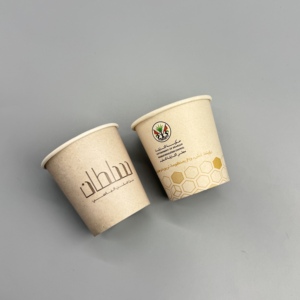 แก้วกาแฟกระดาษสองชั้นสำหรับเครื่องดื่มร้อน ขายส่ง พิมพ์ออฟเซ็ตตามสั่ง เกรดอาหาร ใช้แล้วทิ้ง - Product Image 3