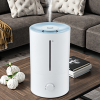 Diffuseur d'air 4L avec logo personnalisé, brumisateur à ultrasons, humidificateur à brume froide pour la maison, le bureau et la chambre