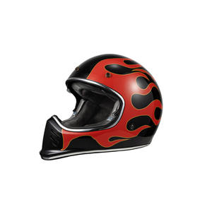 Carburo Casco completo barricada CE llama Negro rojo XS - Product Image 5