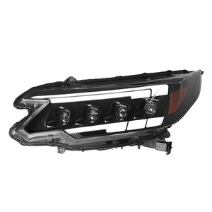 Conjunto de Faros Delanteros LED Modificados de 12V para CRV 15-16, Luz Diurna LED con Efecto de Flujo, Direccional, Cuatro Lentes - Product Image 1