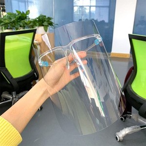 Máscara protectora transparente anti-salpicaduras de saliva a prueba de aceite de cocina, máscara de seguridad con marco de gafa - Product Image 4