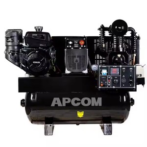 เครื่องอัดอากาศแบบพกพา APCOM 18 แรงม้า เบนซิน แบบลูกสูบ 250 ลิตร/นาที พร้อมเครื่องกำเนิดไฟฟ้าในตัว และเครื่องเชื่อมไฟฟ้า 3-in-1 - Product Image 4