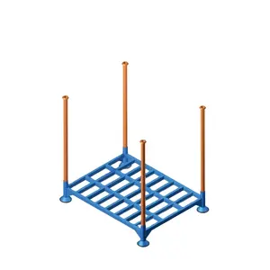 공급 업체 분말 코팅 스태킹 랙 금속 stillages 포스트 팔레트 보관 창고 스틸 팔레트 랙