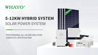 5KW, 10KW, 15KW, 20KW, 25KW, 30KW Hybrid-Komplettkits für Heimsolaranlagen und Solarkraftwerke mit Solarmodulen