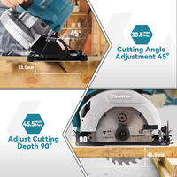 Vente directe d'usine - Scie circulaire sans fil DHS780Z 18V portable sans balais de 165 mm, idéale pour le travail du bois