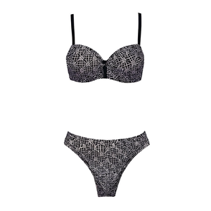 ชุดว่ายน้ำวันพีซไซส์ใหญ่ ควบคุมสัดส่วนหน้าท้อง ชุดชายหาดแบบอนุรักษ์นิยม โมโนกินี ชุดอาบน้ำ ไซส์ 46 48 50 52 สีดำ น้ำเงิน แดง เขียว - Product Image 2