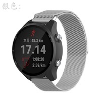 Tali gelang pengganti magnetik, ikat gelang Stainless Steel untuk Garmin Vivoactive 5 Venu 2 Plus / Sq Forerunner 245