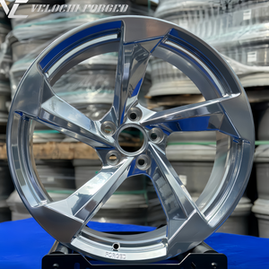 Rines de Auto Forjados Velochi Personalizados de <span class=keywords><strong>5</strong></span> Radios, Cóncavos Profundos, 18 19 20 <span class=keywords><strong>21</strong></span> 22 Pulgadas, 5x114.3 5x112 5x120 para Audi Q5 Q7 Q8 SQ8 A4 A5 A6 A7 - Product Image 4