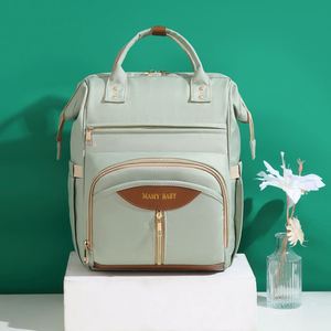 Simple Portable Baby Diaper Bags Large Capacity Mommy Materity <b>Backpack</b> With USB - Product Image 6