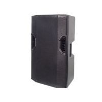 Enceinte en bois 2 voies de 15 pouces, 500W RMS, amplification bi-amplifiée classe D, pour sonorisation PA, DJ, fêtes en extérieur et scènes live