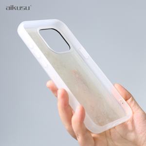 Coques de téléphone personnalisées en TPU transparent anti-impact 3M, coque de téléphone mate en nacre naturelle pour iPhone 16 15 14 13 Pro Max - Product Image 5