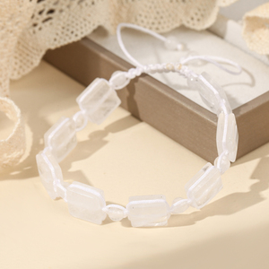 สร้อยข้อมือหินธรรมชาติ TeoWaki แบบมีร่อง พร้อมสายต่อขยาย สำหรับทุกเพศ สามารถซ้อนกันได้ ช่วยลดความวิตกกังวล เสริมพลังบำบัด ดึงดูดความมั่งคั่งและความร่ำ<span class=keywords><strong>รวย</strong></span> - Product Image 5