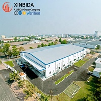 Entrepôt préfabriqué en acier galvanisé pour la construction industrielle légère / Atelier à structure métallique - Entrepôt Libida Europe