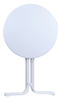 Table de bar à cocktails pliante en plastique HDPE, ronde, blanche, 80 cm (32 pouces), haute qualité, pour événements et mariages, vente en gros