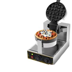 Commercial Rotating Round <b>Waffle</b> <b>Maker</b> Machine Heavy Duty Non-Stick Bubble <b>Waffle</b> Iron Baker - Product Image 1