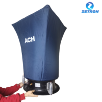 Capota de captura de aire para medición y equilibrio del flujo de aire HVAC de la batería de aire de la Caja