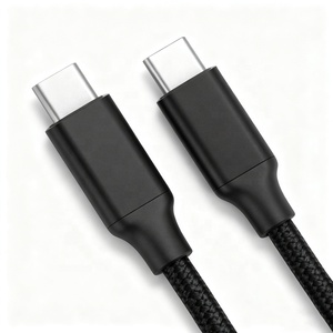 Loại C Để Loại C Cáp Ngắn 0.2M 0.3M 1M 2M Chất Lượng Cao Kích Thước Nhỏ 3.2 Gen2 20Gbps 4K 240W Pd Nhanh Chóng Sạc USB C Cáp Dữ Liệu - Product Image 1