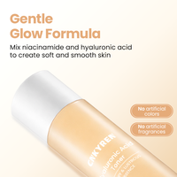 Tonique à l'acide hyaluronique organique pour la peau anti-âge éclaircissant les pores minimisant le pH équilibrant l'humidité profonde Toner organique pour le visage