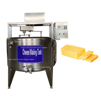 Réservoir de mélange chauffant pour lait 100L 300L 500L 1000L Réservoir de fromage pour machines de transformation laitière Fromage