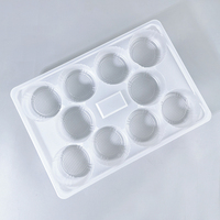 Boîte à 10 compartiments translucides pour pains vapeur farcis, sushis, gelées, pâtisseries chinoises – Compatible congélateur et micro-ondes – Qualité alimentaire PET/PP