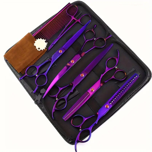베스트셀러 7.0인치 애완동물 미용 가위 완벽한 다기능 애완동물 미용 세트 강아지에게 이상적인 크리스마스 선물 - Product Image 6