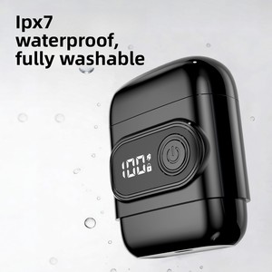 Mini <span class=keywords><strong>rasoir</strong></span> électrique compact à mouvement alternatif, étanche, pour rasage de <span class=keywords><strong>barbe</strong></span>, utilisation humide et sèche, rechargeable, avec écran LED - Product Image 6