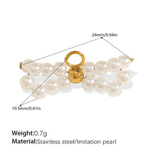 Joyería de Lujo Personalizada, Chapada en Oro de 14k y 18k, Acero Inoxidable 316L, Dijes de Perlas para Pulseras y Collares, Fabricación de Joyería - Product Image 6