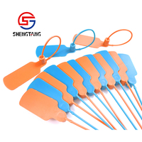Sceau en plastique PP à usage unique, haute sécurité, à serrage progressif, avec certification ISO17712, taille 180 mm, pour sacs et chaussures