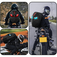 Mochila impermeable de carcasa dura para viaje, ciclismo, motocicleta, deporte, Fitness, gimnasio, mochila con pantalla Led