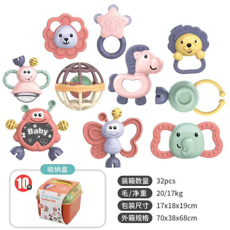 Ensemble nordique 10 pièces-boîte de rangement pour cartes anglaise-orange