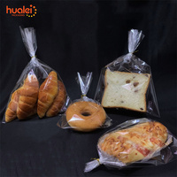 Sacs d'emballage en plastique transparents personnalisés de qualité alimentaire OPP recyclables pour gâteaux, bonbons, biscuits, pâtisseries, pain